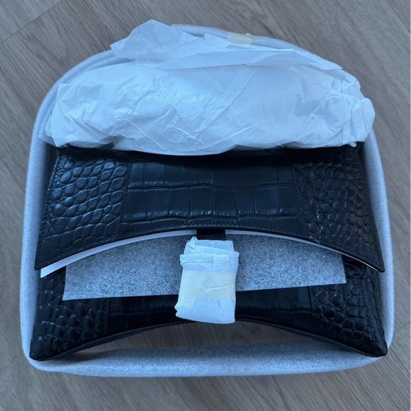 Balenciaga Croc XS Soft Hourglass Shoulder Bag - Picture 3 of 9